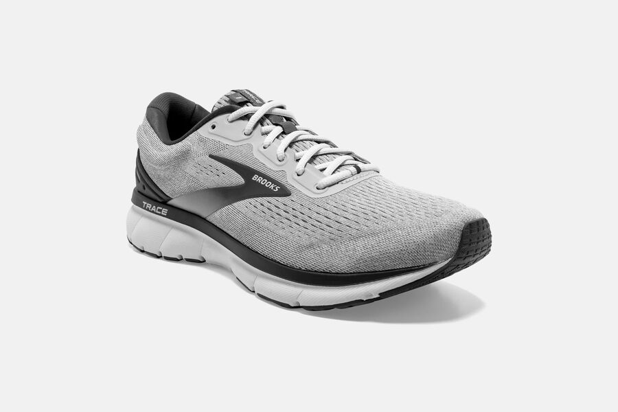 Brooks Running Shoes - Trace Road Mens - Grey - MAR-270814